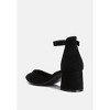 Kody Suede Ankle Strap Block Heel Sandals Women - 3 of 4