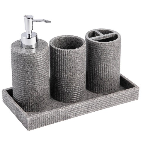 4pc Sedona Bath Accessory Set - Kralix : Target