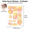 Big Dot of Happiness Stay Groovy - Boho Hippie Party Favor Sticker Set - 12 Sheets - 120 Stickers - 3 of 4