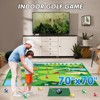 Vatos 70" x 70" Golf Hitting Mat with 20 Balls and 1 Score Board, Indoor Outdoor for Kids Adults - 2 of 4
