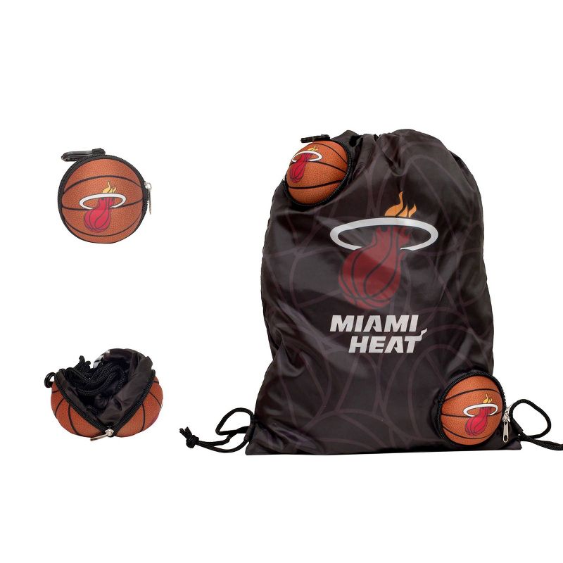 NBA Miami Heat 9&#34; Drawstring Bag, 1 of 7