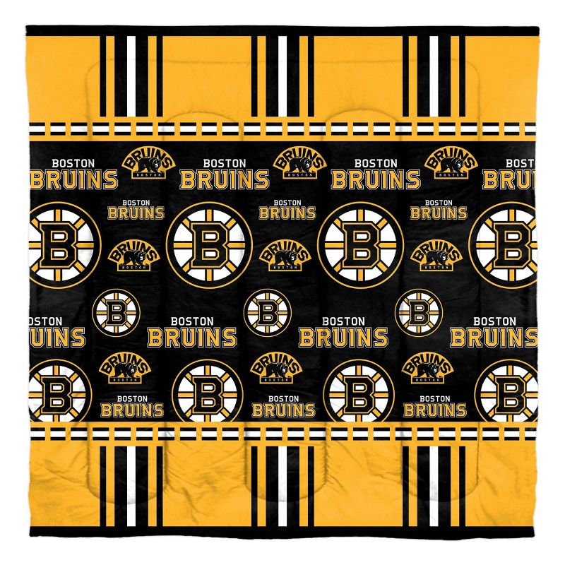 NHL Boston Bruins Rotary Bed Set, 2 of 4