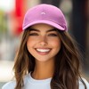Dalix Lil Rainbow Embroidered Cotton Cap Summer Outdoor Dad Hat Womens - 3 of 4