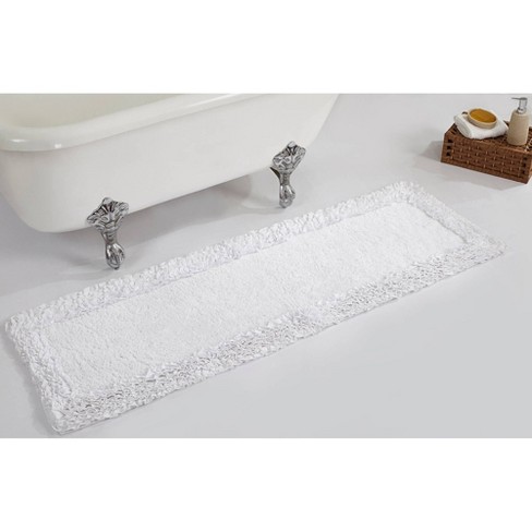 24x40 Hotel Collection Bath Rug White/Sand - Better Trends