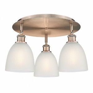 Castile - 3 Light Flush Mount In Industrial Style-9.5 Inches Tall and 17.75 Inches Wide - 1 of 1