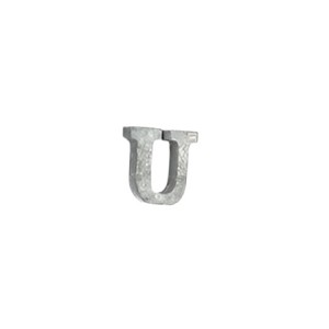 Slickblue Zinc Alphabet Letters, Individual A-Z & "&" Symbol, Wall Letters, Modern, Silver, 2.5"x2" Each - 1 of 4