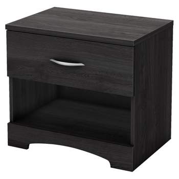 Step One 1 Drawer Nightstand Gray Oak - South Shore