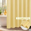 LunaLulinlk Luxury Waffle Shower Curtain，Yellow - 3 of 4