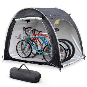 MOEPISY Nylon Portable Bike Shed Black - 1 of 4