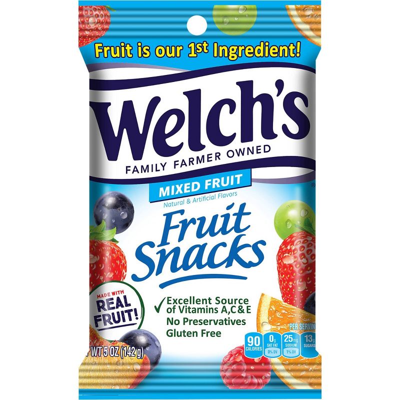 Welch&#39;s Mixed Fruit Fruit Snacks - 5oz, 1 of 7