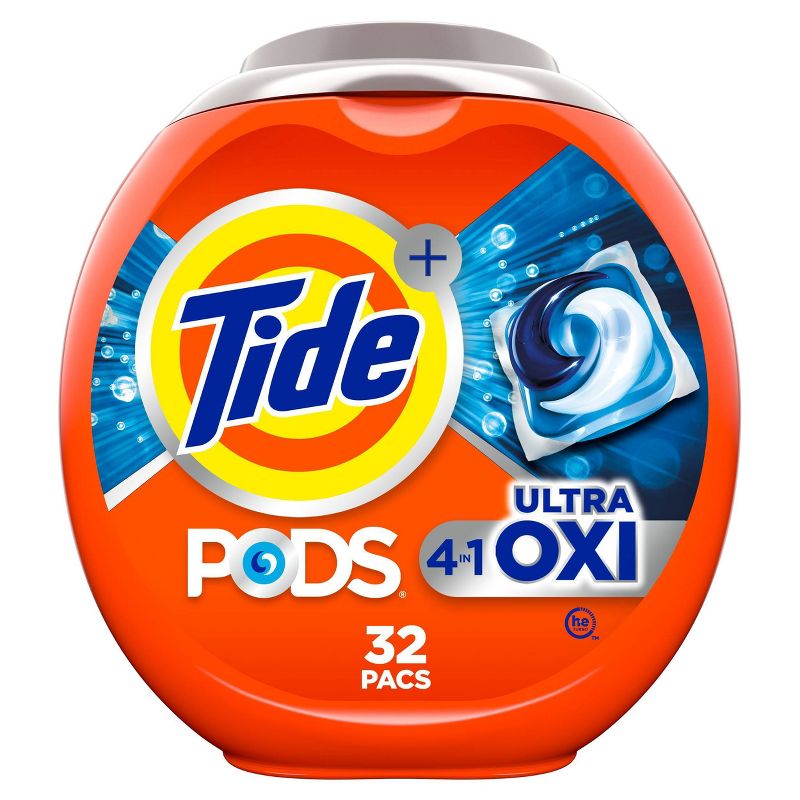 Tide Pods Ultra Oxi Laundry Detergent Pacs, 1 of 9