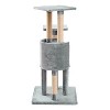 Two by Two Dayton - Gray Scratching Post Cat Furniture - 50.5 in. Tall - 3 of 4