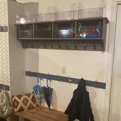 48 Wide Hanging Entryway Shelf White - Prepac : Target