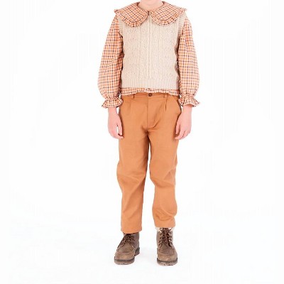 Girl Peter Pan Ruffle Blouse - Wander & Wonder
