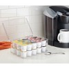 iDesign Stackable Coffee Pod Holder for K-Cup Pods - 29 K-Cup Capacity - Set of 2 - Clear - 4 of 4