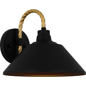Quoizel Lighting Longshore 1 - Light Sconce in  Matte Black - 1 of 1