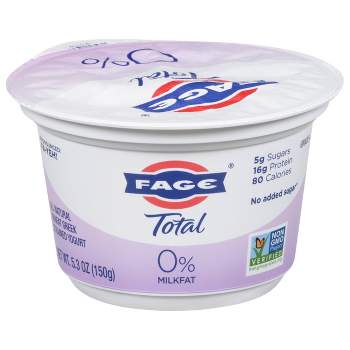 FAGE Total 0% Milkfat Plain Greek Yogurt - 5.3oz