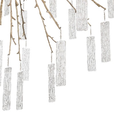 Brass Sputnik 14-Light Modern Rain Chandelier