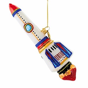 Huras Family 7.5 Inch Rocket To The North Star Space Planet Tree Ornaments - 1 of 4
