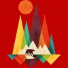 Men's Design By Humans Mountain Bear By radiomode T-Shirt - 2 of 4