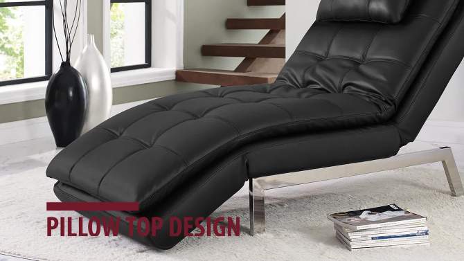 Bentley Convertible Futon Sleeper Chaise Black - Relax-A-Lounger, 2 of 7, play video