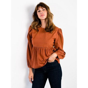 ABLE Women's Lauren Babydoll Top - 1 of 4