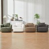 38" Swivel Barrel Accent Chair with Upholstered Boucle and Throw Pillow, Modern Swivel Chair Sofa for Living Room,Swivel Chair for Office-Koiai - 2 of 4