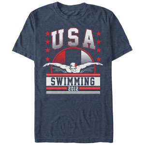 Men's Lost Gods USA Swimming 2012 T-Shirt - 1 of 3