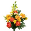 Allstate Floral Dahlia, Peony and Rose Artificial Floral Bouquet - 27" - Yellow and Orange - 3 of 4