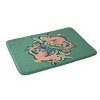 Sun Lee Art Wild Cheetahs Bath Rug Green - Deny Designs - 2 of 3