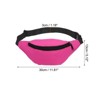 Unique Bargains 80s Women's Adjustable Strap Waterproof Ample Storage Fanny Packs - 2 of 4