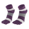 Unique Bargains Women's Warm Plush Yoga Five Toe Socks 1 Pair - 3 of 4