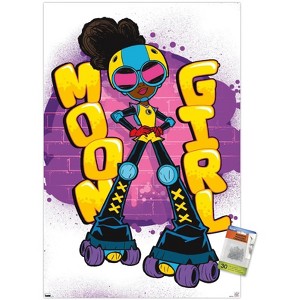 Trends International Marvel's Moon Girl & Devil Dinosaur - Moon Girl Unframed Wall Poster Prints - 1 of 4
