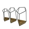 Chery Life Set of 3 Wall Planter, L:10x10x16.5" M:8.5x8.5x15.5" S:7x7x13.5" - 2 of 4