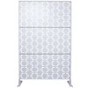PAGED Outdoor Privacy Screen, Metal Patio Privacy Screen Outdoor, Outdoor Privacy Screen Freestanding for Deck Balcony Patio Lawn Garden - 4 of 4