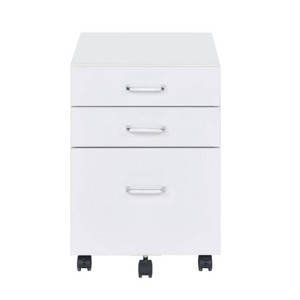 NicBex Mobile File Cabinet with Wheels,Modern Vertical Filing Cabinets with 3 Drawers ,Office Cabinet for Home, Office - 1 of 4