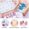 JDiction 229Pcs Silicone Resin Molds Kit, Silicone Epoxy Casting Molds Tools Set for DIY Jewelry Craft Making - 3 of 4