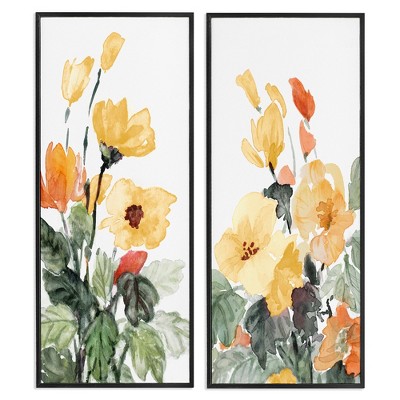 Stupell Industries Yellow Spring Flowers, 13" x 30"