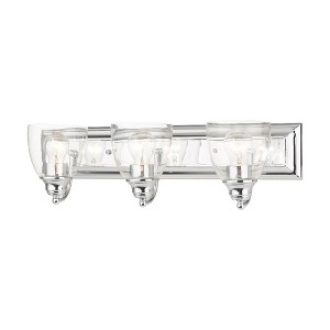 Livex Lighting Birmingham 3 - Light Vanity in  Polished Chrome - 1 of 1