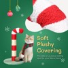 Christmas Cat Scratching Post, Cute Candy Cane Cat Scratcher with Sisal Scratching Post & Soft Plushy Covering for Indoor Cats - 4 of 4