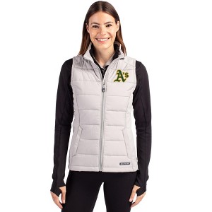 Athletics Cutter & Buck Evoke Hybrid Softshell Recycled Womens Full Zip Vest - 1 of 1