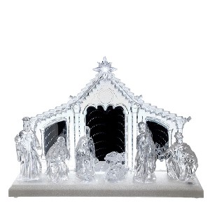Kurt Adler 9.65-Inch Battery-Operated LED Musical Nativity Scene - 1 of 4