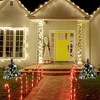 TopComfy Christmas Tree Stand 2.5FT Outdoor Entryway Tree Set with Red Berries and Pine Cones for Holiday Decor, Green, 15.8"*15.8"*29.5" - 2 of 4