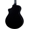 Breedlove Discovery S CE European Spruce Concert Acoustic-Electric Guitar Black - 2 of 4