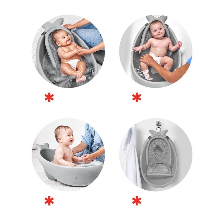 Skip Hop Moby Smart Sling 3-Stage Baby Bath Tub, 4 of 16