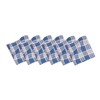 C&F Home Parker Blue & Red Plaid July Fourth Napkin Set of 6 - 2 of 4