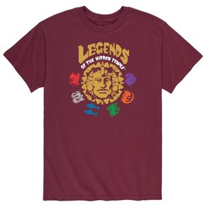 Men's - Legends of The Hidden Temple - Logo with Team Icons Short Sleeve Graphic T-Shirt - 1 of 4