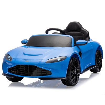 12v Kids Ride On Car Licensed Aston Martin Electric Sports Car Toy For ...