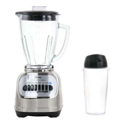 Oster® Party Blender with XL 8-Cup Jar and Blend-N-Go™ Cup, Grey