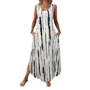 chinese dress ladies Lenore Satin Maxi Gown main image 1